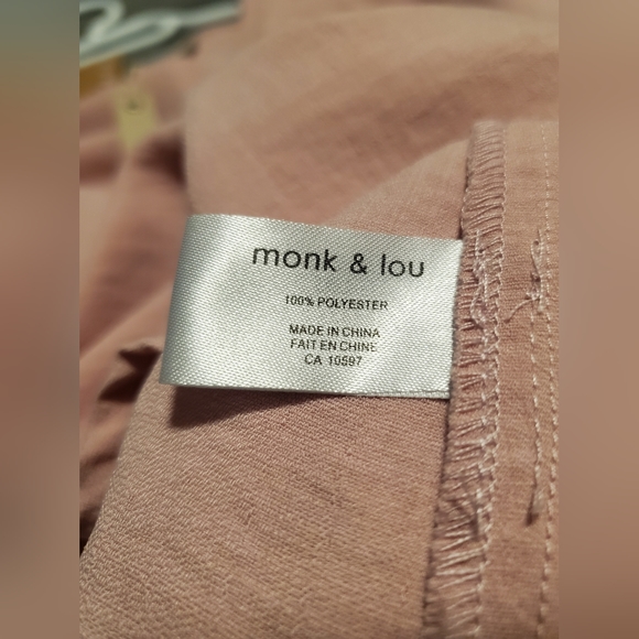 PLENTY Monk & Lou Dress, XS, Pink, Brand New with Tags - Picture 6 of 6